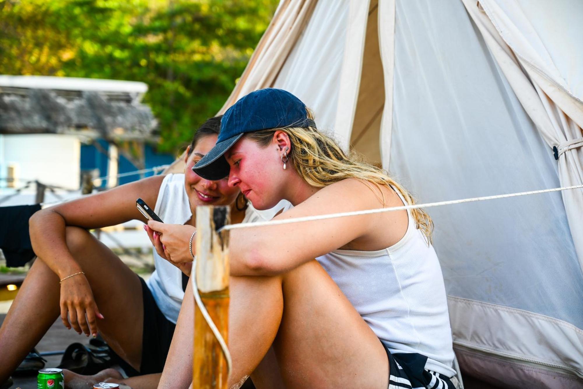 Long Beach Camp Pulau Perhentian Kecil Dış mekan fotoğraf