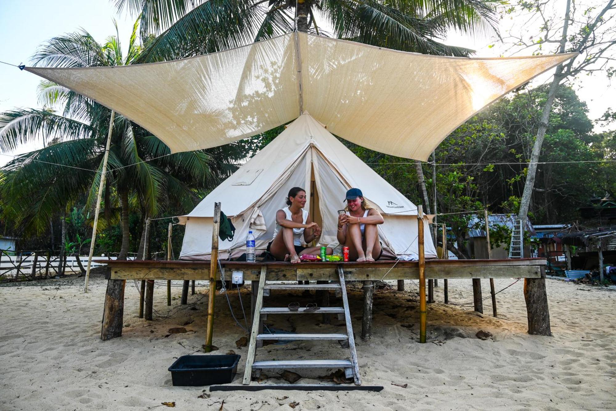 Long Beach Camp Pulau Perhentian Kecil Dış mekan fotoğraf